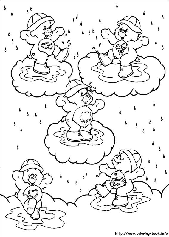 The Care Bears coloring picture